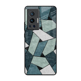 Abstact Tiles Vivo X70 Pro Glass Back Cover Online