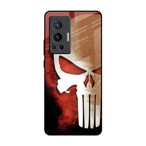 Red Skull Vivo X70 Pro Glass Back Cover Online