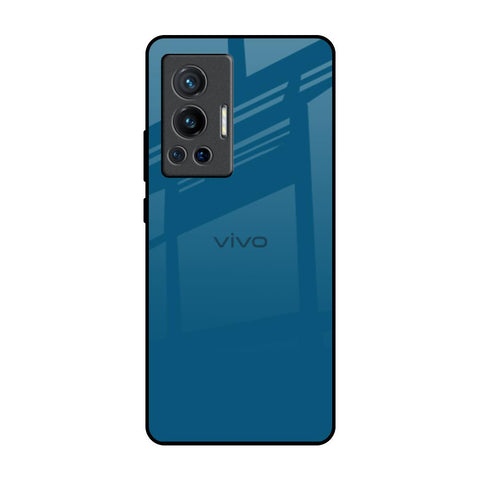 Cobalt Blue Vivo X70 Pro Glass Back Cover Online