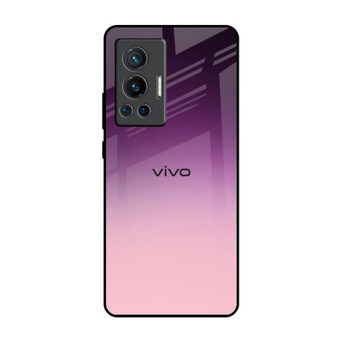 Purple Gradient Vivo X70 Pro Glass Back Cover Online