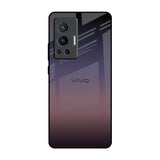 Grey Ombre Vivo X70 Pro Glass Back Cover Online