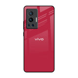 Solo Maroon Vivo X70 Pro Glass Back Cover Online
