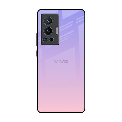 Lavender Gradient Vivo X70 Pro Glass Back Cover Online