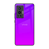 Purple Pink Vivo X70 Pro Glass Back Cover Online
