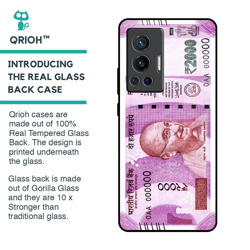 Stock Out Currency Glass Case for Vivo X70 Pro