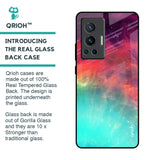 Colorful Aura Glass Case for Vivo X70 Pro