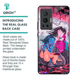 Radha Krishna Art Glass Case for Vivo X70 Pro