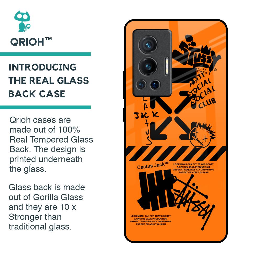 Anti Social Club Glass Case for Vivo X70 Pro