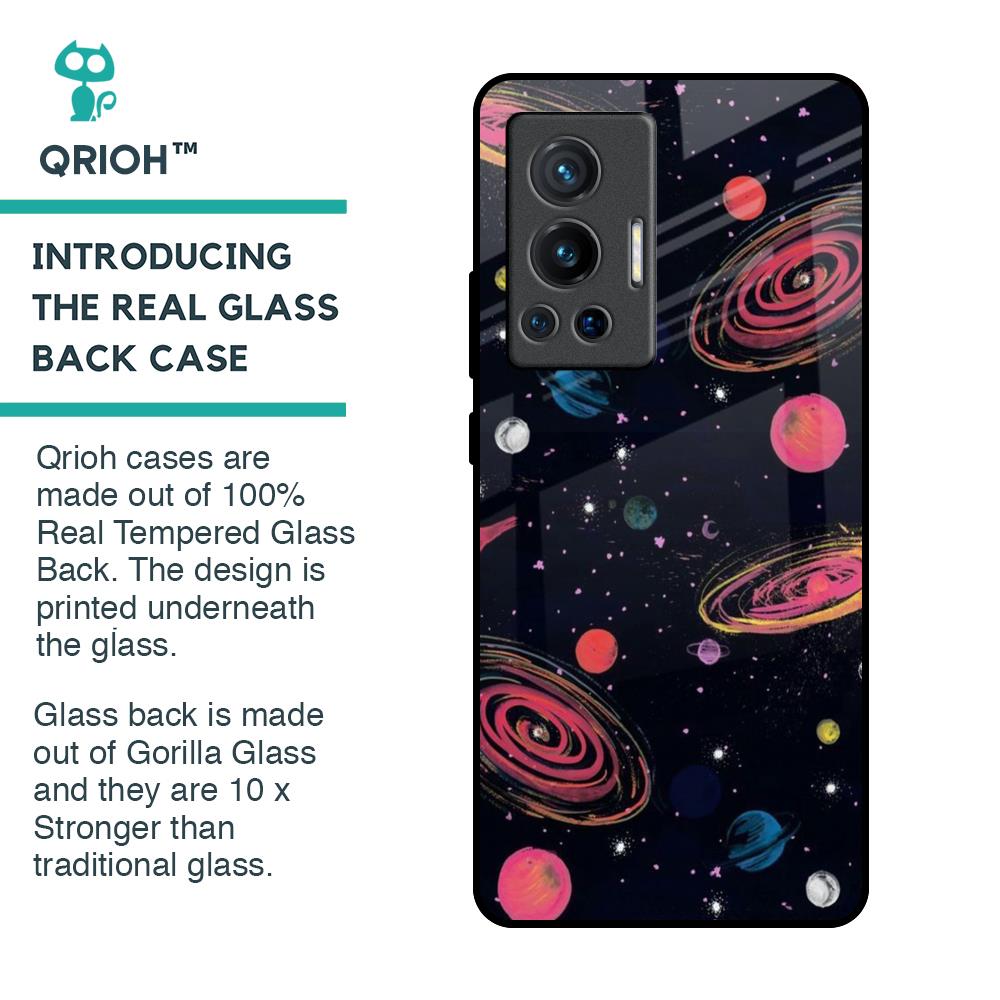 Galaxy In Dream Glass Case For Vivo X70 Pro