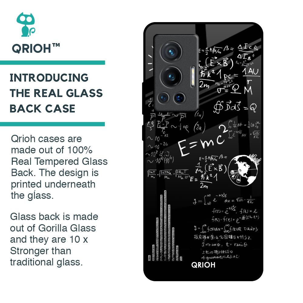 Funny Math Glass Case for Vivo X70 Pro