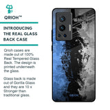 Dark Grunge Glass Case for Vivo X70 Pro