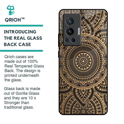 Luxury Mandala Glass Case for Vivo X70 Pro