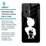 Monochrome Goku Glass Case for Vivo X70 Pro