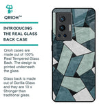 Abstact Tiles Glass Case for Vivo X70 Pro