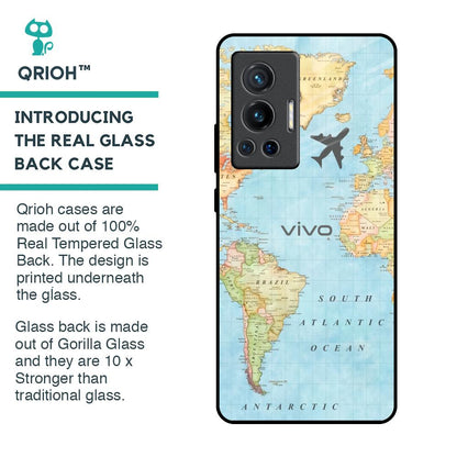 Fly Around The World Glass Case for Vivo X70 Pro