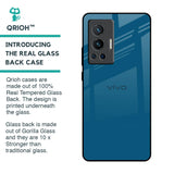 Cobalt Blue Glass Case for Vivo X70 Pro