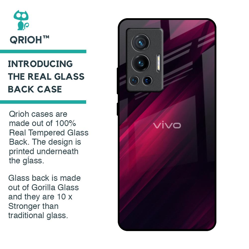 Razor Black Glass Case for Vivo X70 Pro