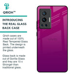 Magenta Gradient Glass Case For Vivo X70 Pro