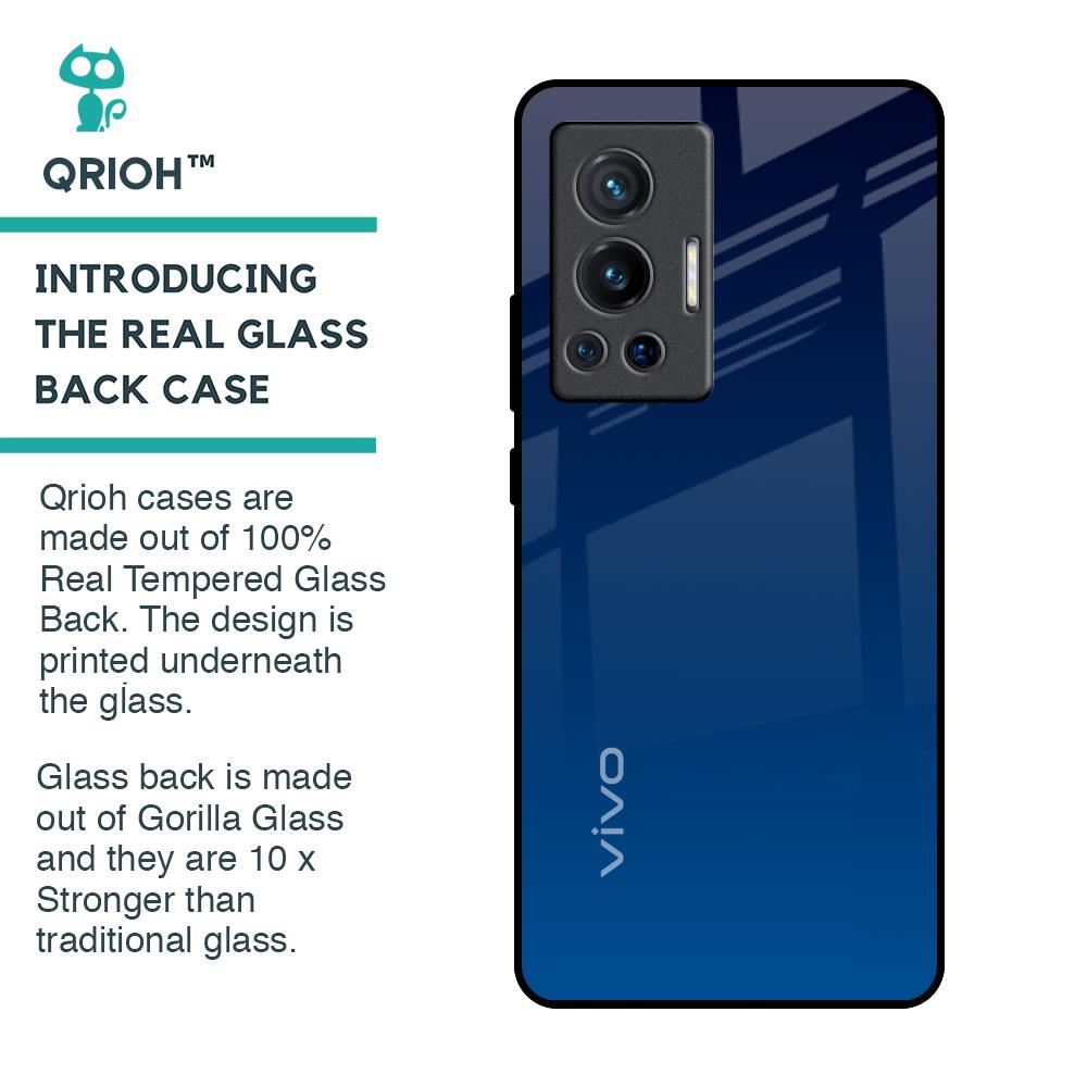 Very Blue Glass Case for Vivo X70 Pro