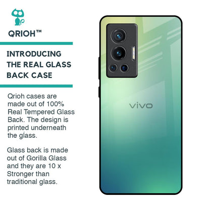 Dusty Green Glass Case for Vivo X70 Pro