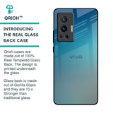 Sea Theme Gradient Glass Case for Vivo X70 Pro