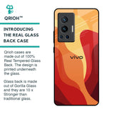 Magma Color Pattern Glass Case for Vivo X70 Pro