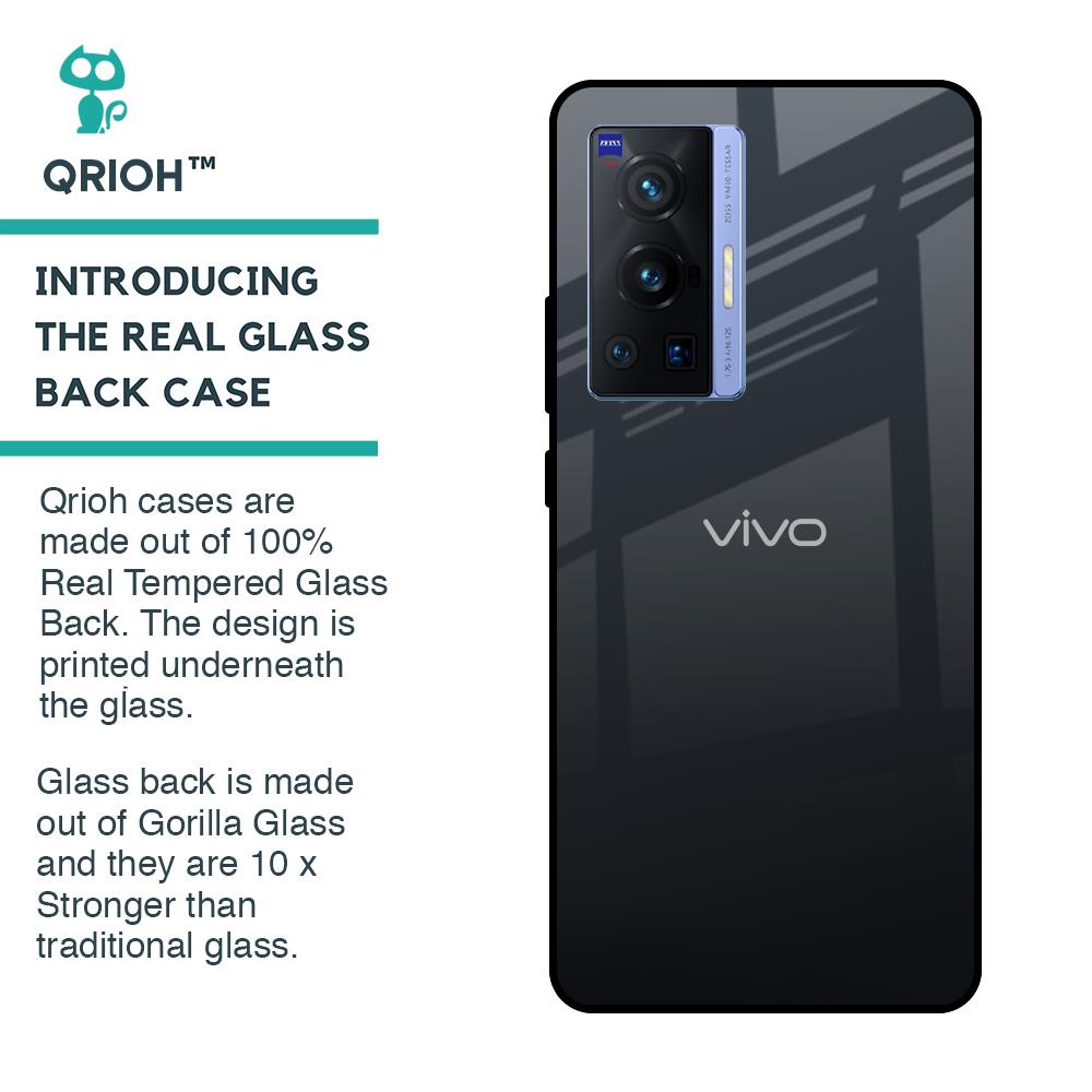 Stone Grey Glass Case For Vivo X70 Pro