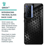 Dark Abstract Pattern Glass Case For Vivo X70 Pro