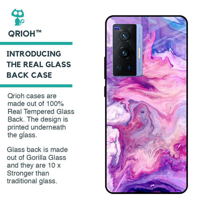 Cosmic Galaxy Glass Case for Vivo X70 Pro