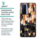 Bronze Abstract Glass Case for Vivo X70 Pro