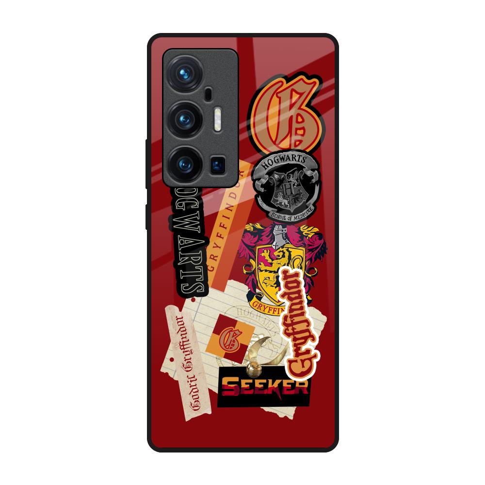 Gryffindor Vivo X70 Pro Plus Glass Back Cover Online