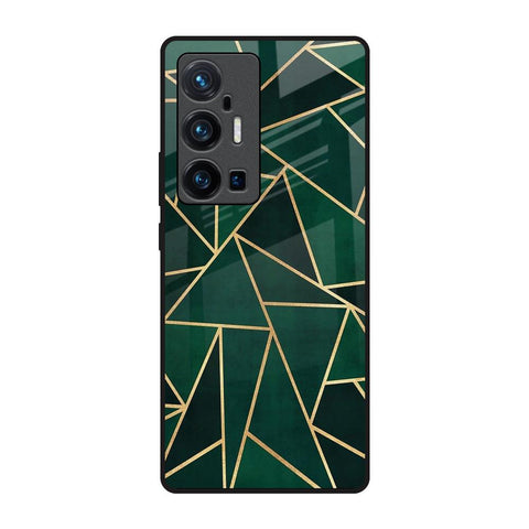 Abstract Green Vivo X70 Pro Plus Glass Back Cover Online