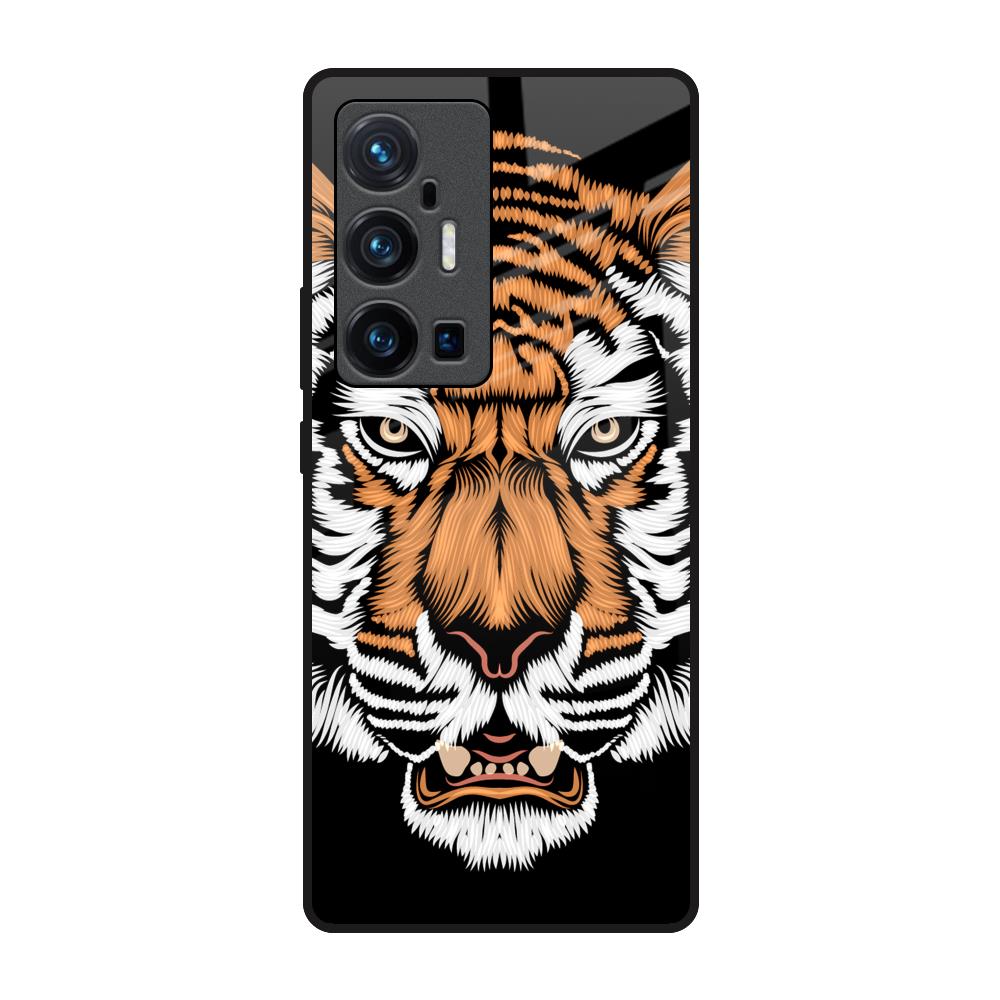 Angry Tiger Vivo X70 Pro Plus Glass Back Cover Online