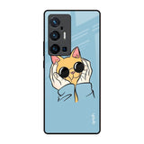 Adorable Cute Kitty Vivo X70 Pro Plus Glass Back Cover Online