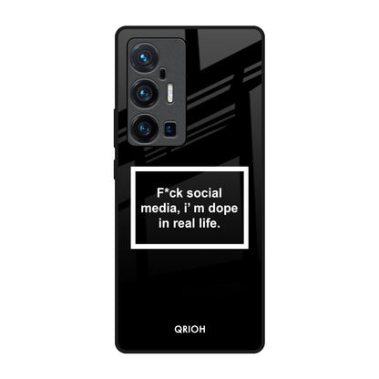 Dope In Life Vivo X70 Pro Plus Glass Back Cover Online