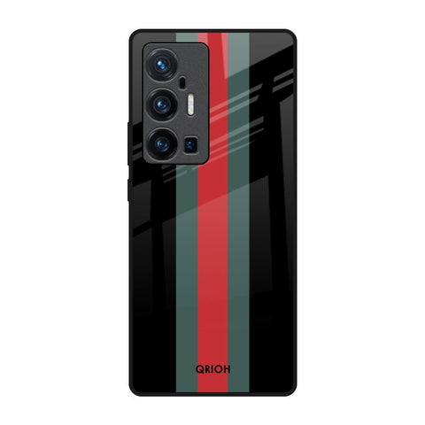 Vertical Stripes Vivo X70 Pro Plus Glass Back Cover Online