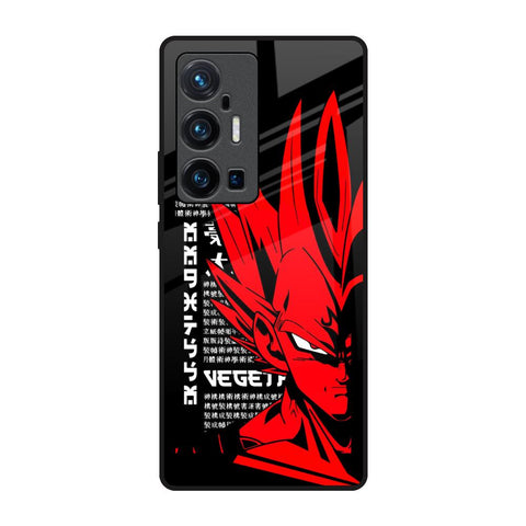 Red Vegeta Vivo X70 Pro Plus Glass Back Cover Online