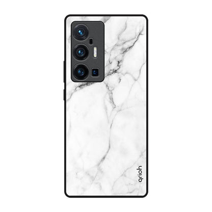 Modern White Marble Vivo X70 Pro Plus Glass Back Cover Online