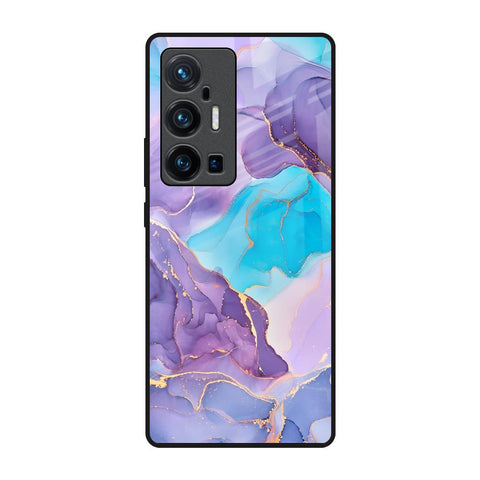 Alcohol ink Marble Vivo X70 Pro Plus Glass Back Cover Online