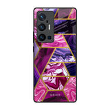 Electroplated Geometric Marble Vivo X70 Pro Plus Glass Back Cover Online