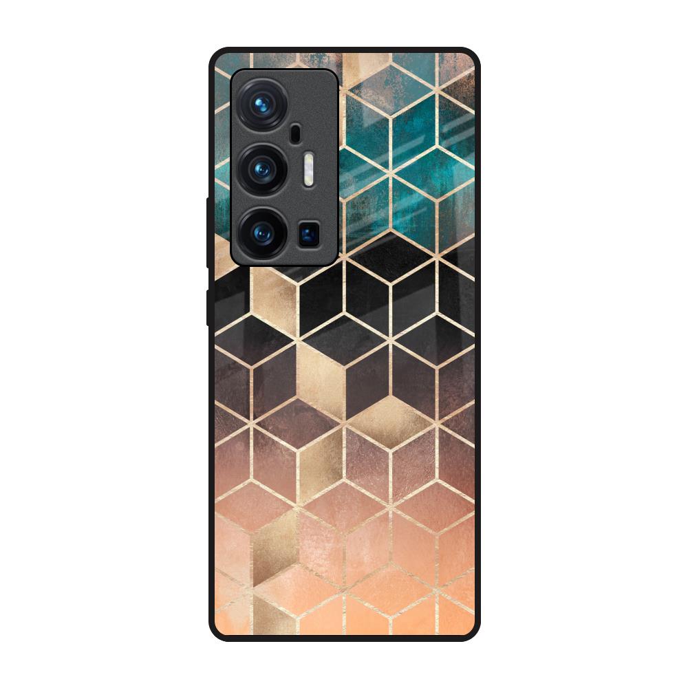 Bronze Texture Vivo X70 Pro Plus Glass Back Cover Online