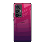 Wavy Pink Pattern Vivo X70 Pro Plus Glass Back Cover Online