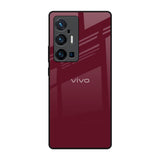 Classic Burgundy Vivo X70 Pro Plus Glass Back Cover Online
