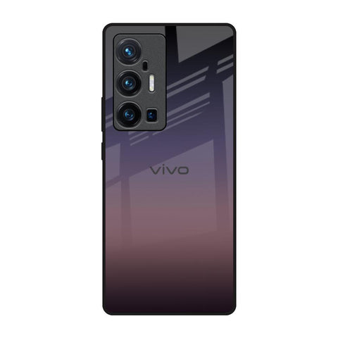 Grey Ombre Vivo X70 Pro Plus Glass Back Cover Online