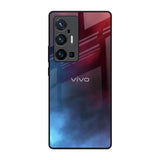 Smokey Watercolor Vivo X70 Pro Plus Glass Back Cover Online