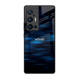 Blue Rough Abstract Vivo X70 Pro Plus Glass Back Cover Online