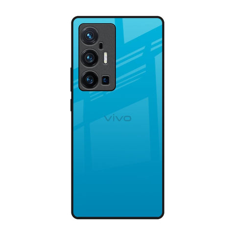Blue Aqua Vivo X70 Pro Plus Glass Back Cover Online