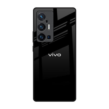 Jet Black Vivo X70 Pro Plus Glass Back Cover Online