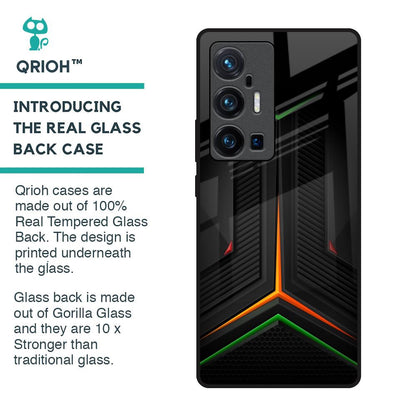 Modern Ultra Chevron Glass Case for Vivo X70 Pro Plus