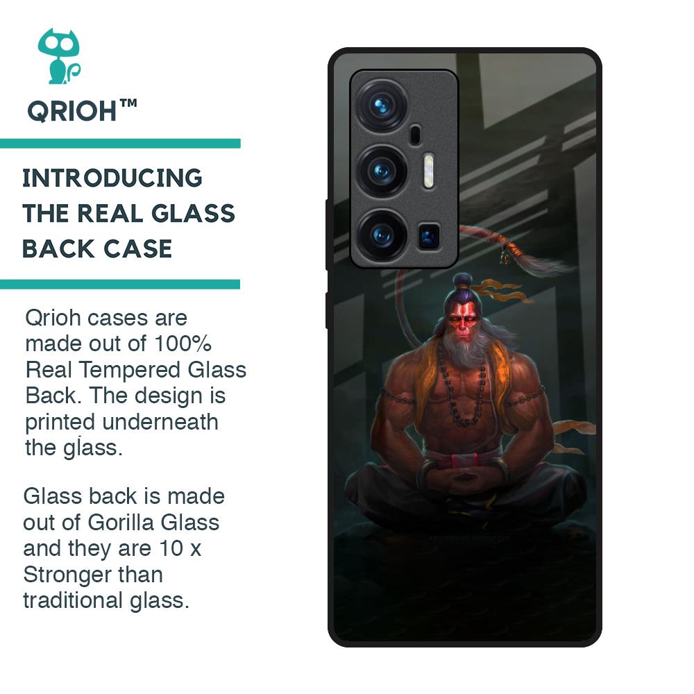 Lord Hanuman Animated Glass Case for Vivo X70 Pro Plus